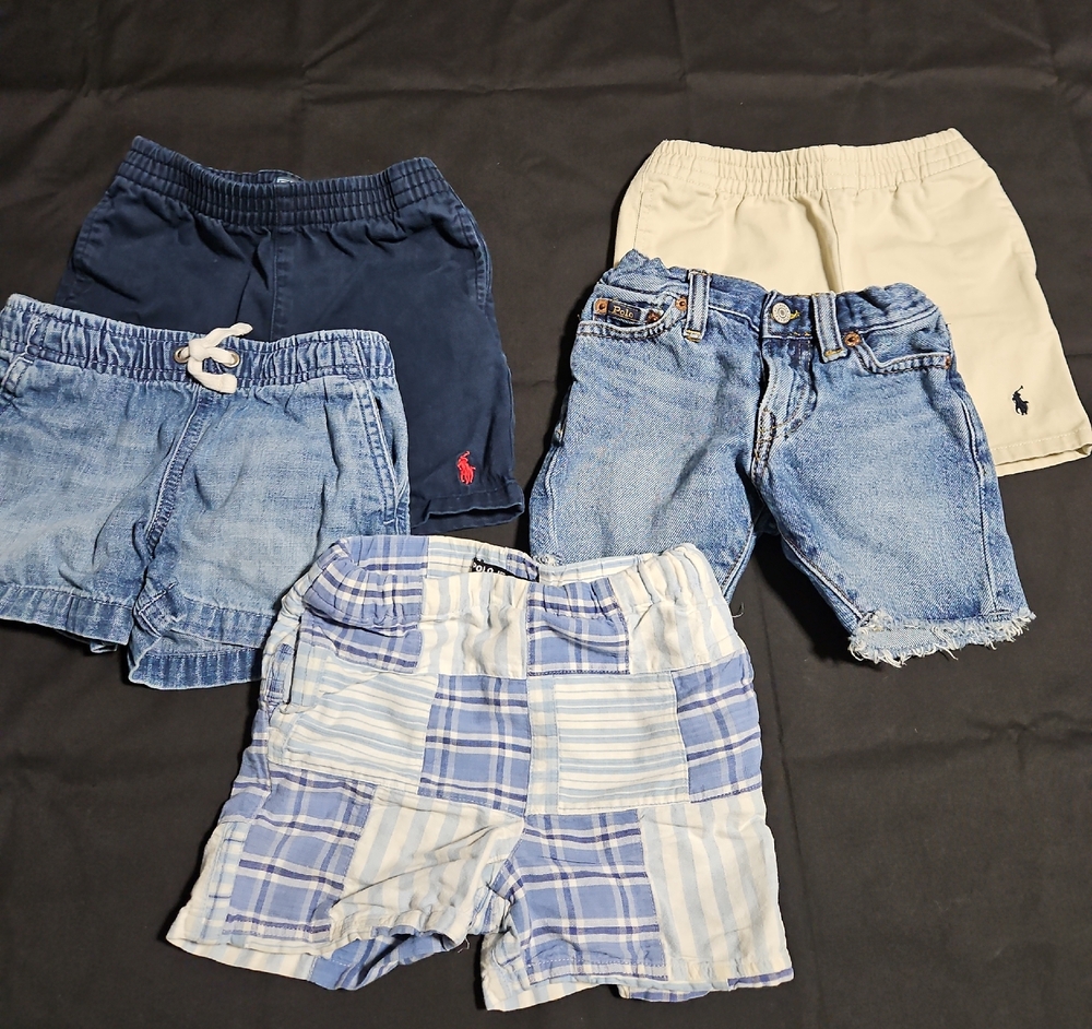 Polo by Ralph Lauren Kids' Shorts - Navy, Beige, Denim, Plaid